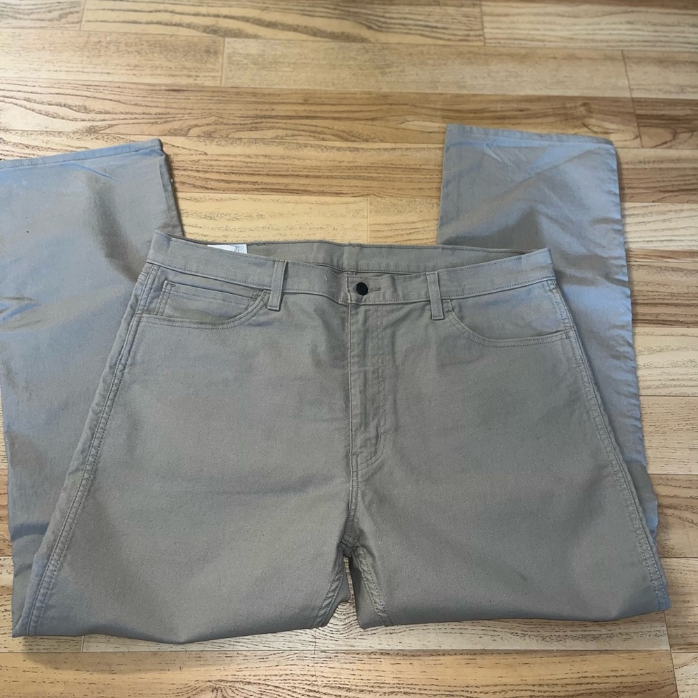 Mens Levis tan Workwear Fit Stretch Jeans 40x32